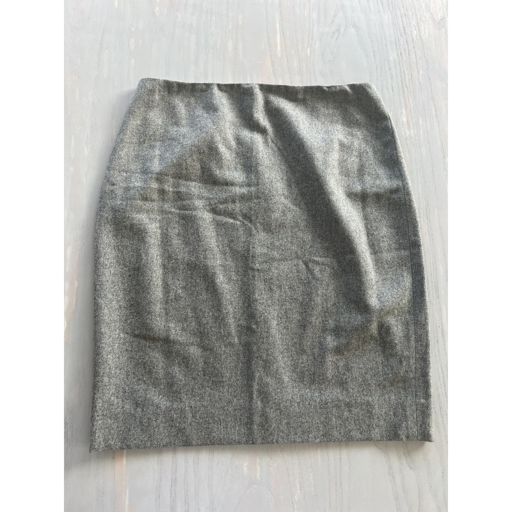 Ralph Lauren RL Black Label Womens Pencil Skirt  Gray Wool Size 6